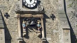 The clock on the Carfax Tower, Queen Street, Oxford